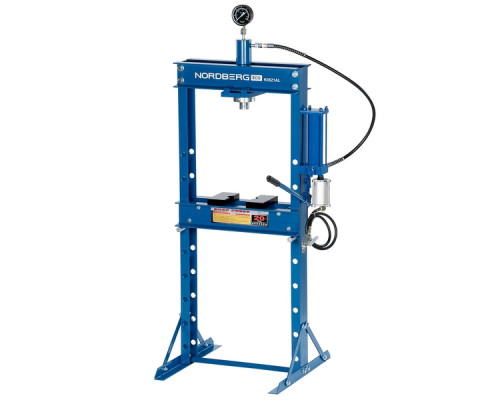 Nordberg  пресс гидравлический с ручным и пневматическим приводом, 20 т, разборная рама N3621AL NORDBERG